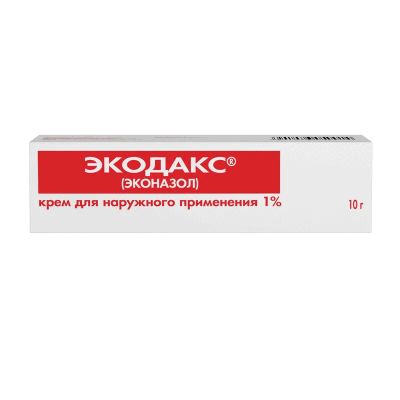 Лот: 24396656. Фото: 1. Экодакс 1% крем для наружного... Лекарства