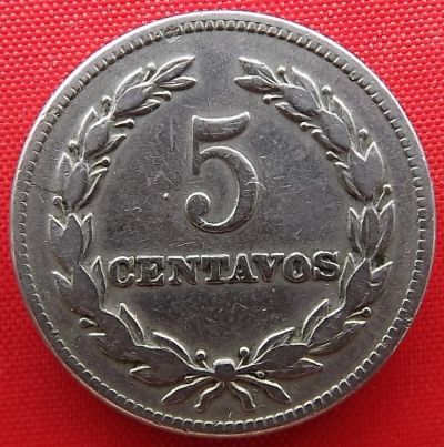 Лот: 4715201. Фото: 1. (№3603/LF) 5 сентаво 1963 (Сальвадор... Америка