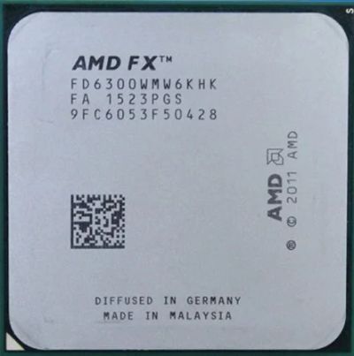 Лот: 10688470. Фото: 1. процессор AMD FX 6300 + мат.плата... Процессоры