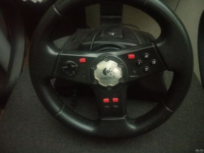 Лот: 17176000. Фото: 1. Игровой руль и педали Logitech... Рули, джойстики