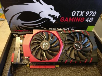 Лот: 11935996. Фото: 1. Видеокарта MSI GeForce GTX 970... Видеокарты