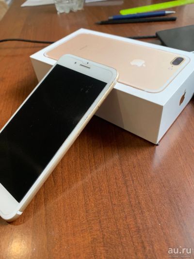 Лот: 14406249. Фото: 1. Iphone 7 plus 128Gb gold. Смартфоны