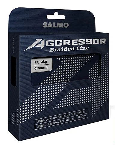 Лот: 10175617. Фото: 1. Шнур Aggressor Braid (Salmo... Леска, блесны, крючки, мормышки