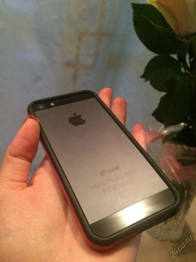 Лот: 5624553. Фото: 1. iPhone 5 16 gb black. Смартфоны
