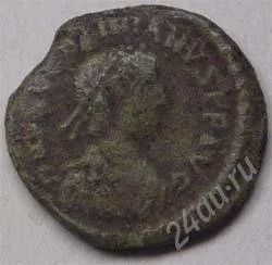 Лот: 17203159. Фото: 1. Древний Рим. Фолис. 4-й век н... Античные