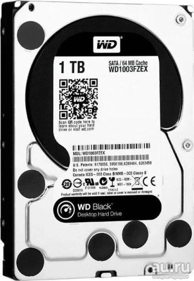 Лот: 17846796. Фото: 1. 3.5" 1Tb Western Digital WD1003FZEX. Жёсткие диски (HDD)
