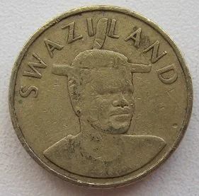 Лот: 12080520. Фото: 1. Свазиленд 1 лилангени 2002. Африка