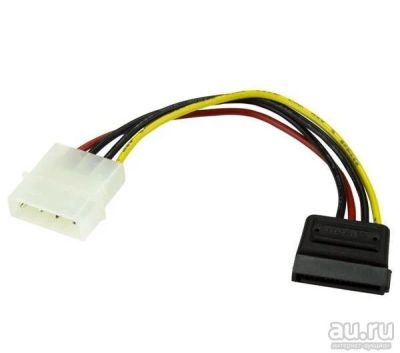 Лот: 12981362. Фото: 1. Переходник Molex - SATA для блока... Шлейфы, кабели, переходники