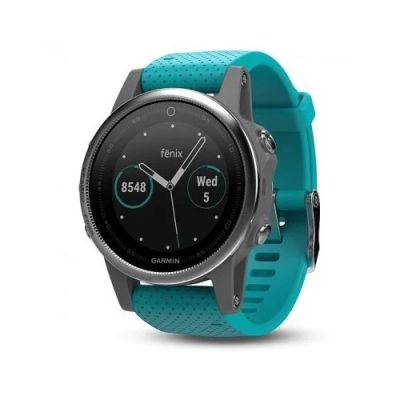 Лот: 12724418. Фото: 1. Garmin Fenix 5S Silver/Turquoise... Оригинальные наручные часы