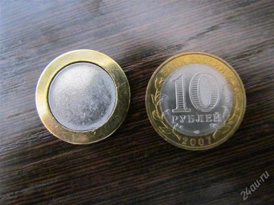 Лот: 1830589. Фото: 1. Заготовка под 10 рублей биметалл. Россия после 1991 года