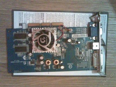 Лот: 2115418. Фото: 1. Видеокарта Gigabyte 256mb. Видеокарты