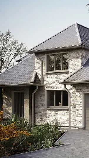 Лот: 5312490. Фото: 1. Цокольная панель VOX Solid Stone... Фасадные материалы, сайдинг