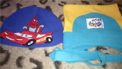 Лот: 6671553. Фото: 1. Шапочки на мальчонку до года. Головные уборы