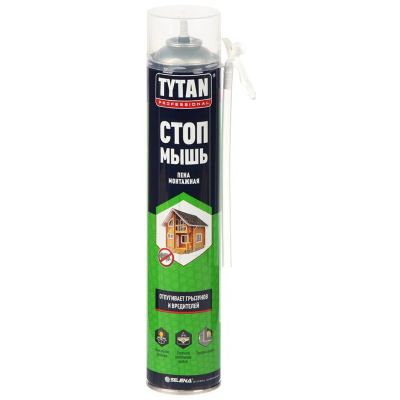 Лот: 25726374. Фото: 1. Пена монтажная Tytan, Стоп мышь... Клеи, герметики, пена монтажная, клейкие ленты
