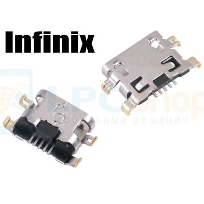 Лот: 20312355. Фото: 1. Разъём Micro USB Infinix Hot 10... Шлейфы, разъёмы