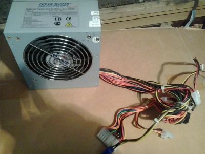 Лот: 4576535. Фото: 1. Блок питания (БП) Power master... Корпуса, блоки питания
