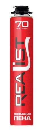 Лот: 5310961. Фото: 1. монтажная пена realist pro red. Клеи, герметики, пена монтажная, клейкие ленты