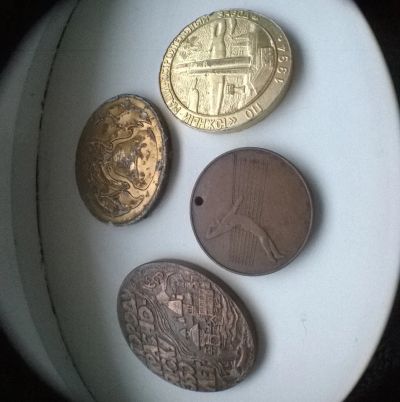 Лот: 5006730. Фото: 1. 4 медали одним лотом. Памятные медали