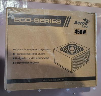 Лот: 18955860. Фото: 1. блок питания AeroCool 450W новый. Корпуса, блоки питания