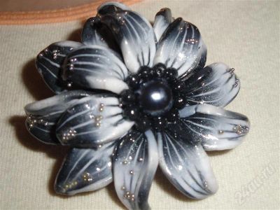 Лот: 565494. Фото: 1. Изделия из полимерной глины брошь... Другое (ювелирные изделия, бижутерия, часы)