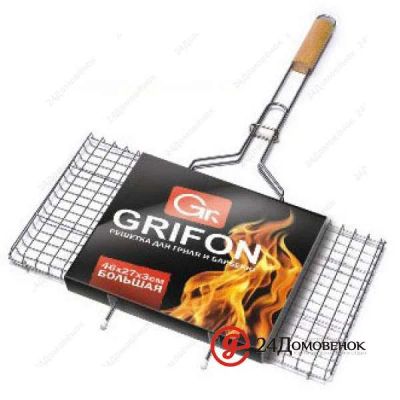 Лот: 9444636. Фото: 1. Решетка Grifon для гриля большая... Мангалы, грили, коптильни