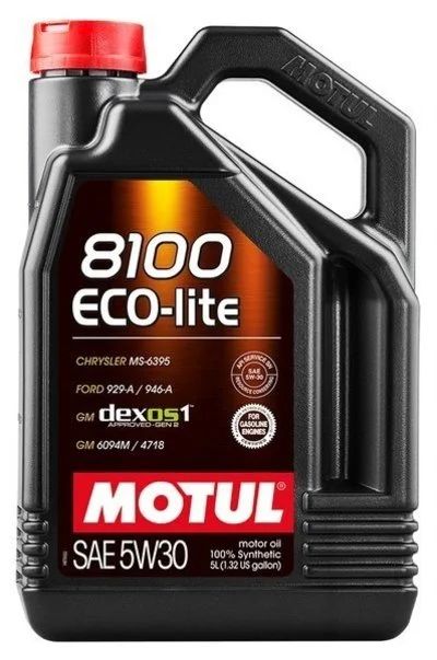 Лот: 21581271. Фото: 1. MOTUL 8100 ECO-LITE 5W30 100... Масла, жидкости