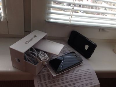 Лот: 7280395. Фото: 1. iPhone 4S 32gb В идеале! На гарантии... Смартфоны