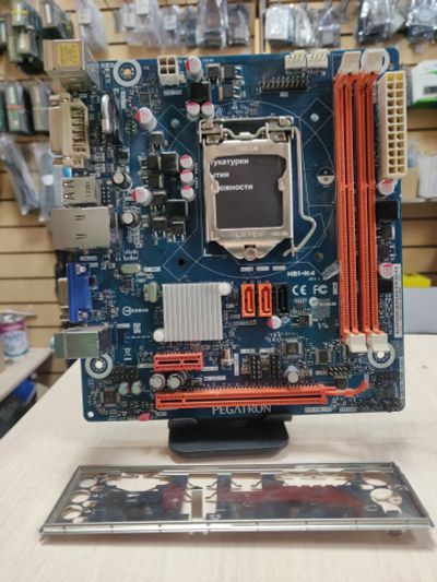 Лот: 21560915. Фото: 1. Мат. плата Pegatron H81-M4/LGA1150... Материнские платы