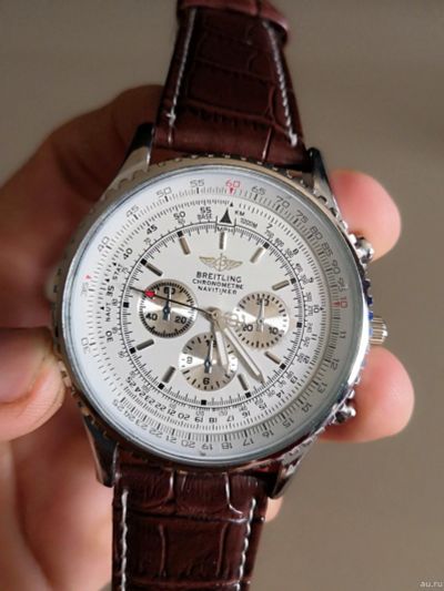 Лот: 15328987. Фото: 1. часы Breitling Navitimer белый... Другие наручные часы
