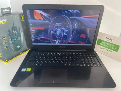 Лот: 18671569. Фото: 1. Ноутбук Asus i3-6100U 2/4 ядра... Ноутбуки