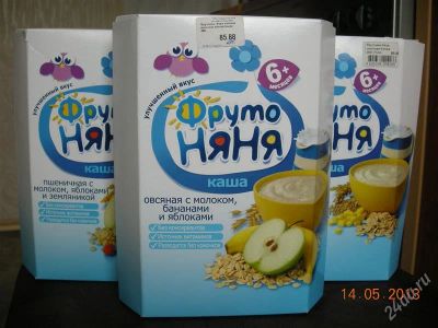 Лот: 2802923. Фото: 1. каша фрутоняня. Детское питание