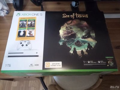 Лот: 13836939. Фото: 1. Xbox ONE S 1TB + 5 игр + 1 мес... Игровые приставки, консоли