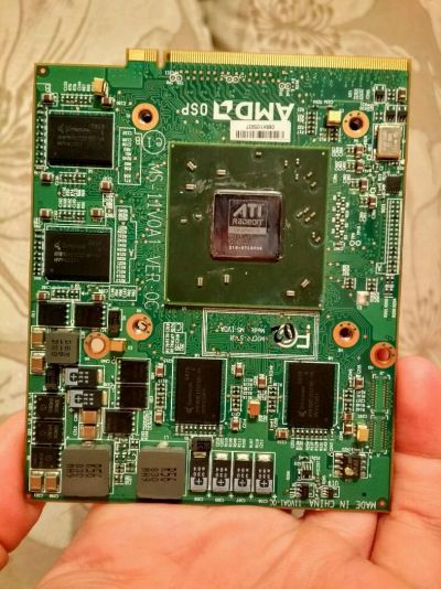 Лот: 10340378. Фото: 1. Видеокарта для ноутбука ATI Radeon... Видеокарты