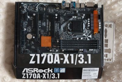 Лот: 18131918. Фото: 1. ASRock Z170-A-X1/3.1. Материнские платы