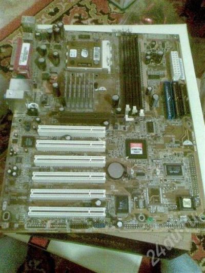 Лот: 643815. Фото: 1. Asus a7v333-x + sempron 2400... Материнские платы