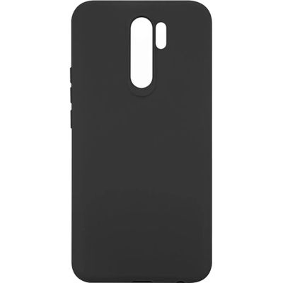Лот: 23965546. Фото: 1. Чехол Xiaomi Redmi 9 Силикон Черный... Чехлы, бамперы