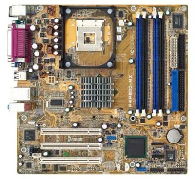 Лот: 7055104. Фото: 1. ASUS P4P800-MX. Материнские платы