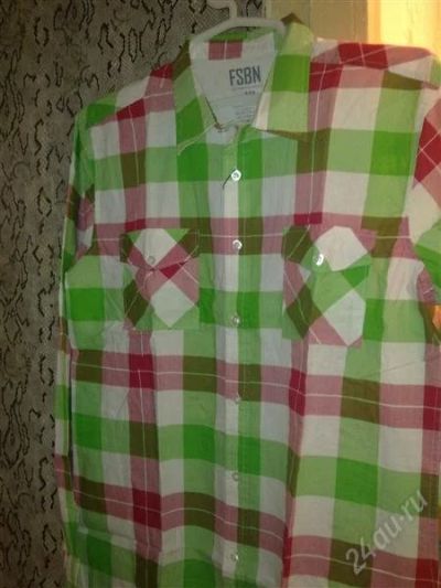 Лот: 2786798. Фото: 1. рубашка клетка. Рубашки, водолазки
