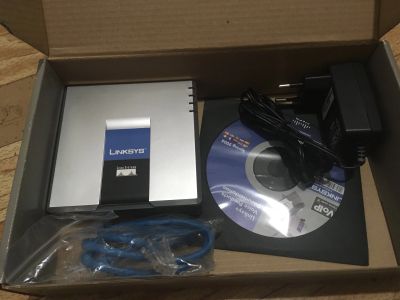 Лот: 13339374. Фото: 1. Телефонный адаптер “Linksys spa2102... WiFi, Bluetooth адаптеры