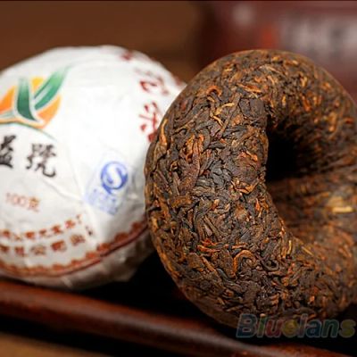 Лот: 4059298. Фото: 1. Чай Шу Пуэр Менхай Тоу Ча 100... Чай, кофе, какао