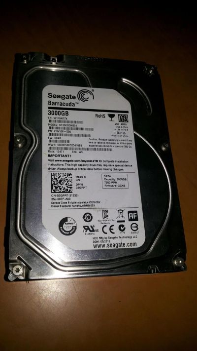 Лот: 7675172. Фото: 1. Жесткий диск hdd на 3тб Seagate... Жёсткие диски (HDD)