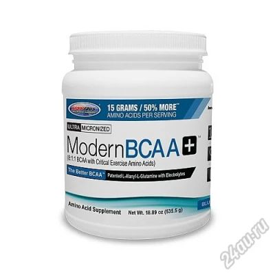 Лот: 5545885. Фото: 1. Usplabs modern bcaa 535 гр. Спортивное питание, витамины