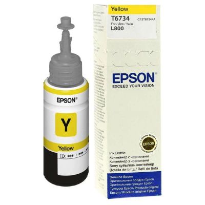 Лот: 24949550. Фото: 1. Контейнер_с_чернилами Epson T6734... Картриджи, расходные материалы