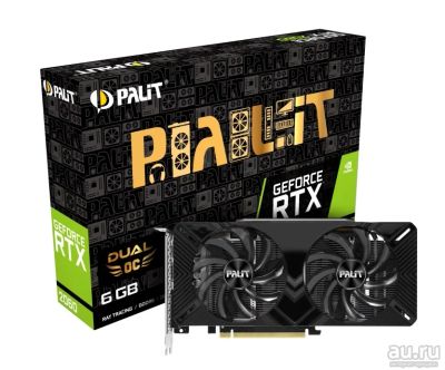 Лот: 17235105. Фото: 1. Palit GeForce RTX 2060 Dual OC... Видеокарты