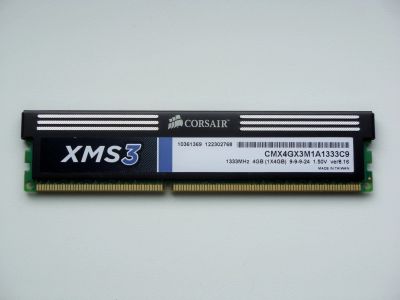 Лот: 11756367. Фото: 1. 4Gb (1 x 4Gb) Corsair XMS3 PC3-10600... Оперативная память