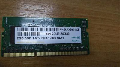 Лот: 8801398. Фото: 1. Оперативная память 2Gb SO DDR3L... Оперативная память