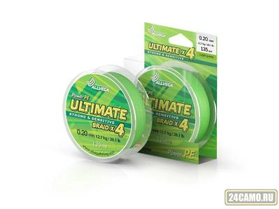 Лот: 13029062. Фото: 1. Леска плетеная ALLVEGA "Ultimate... Леска, блесны, крючки, мормышки
