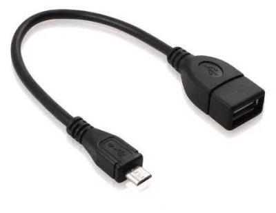 Лот: 17099984. Фото: 1. Адаптер OTG USB(гнездо) - microUSB... Дата-кабели, переходники