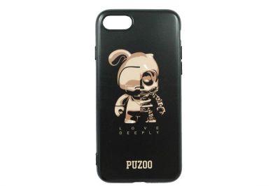 Лот: 12584886. Фото: 1. Чехол iPhone 7/8 Puzoo черный. Дисплеи, дисплейные модули, тачскрины