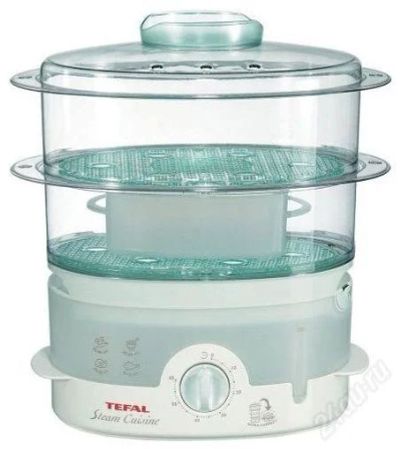 Лот: 2569485. Фото: 1. Пароварка Tefal VC 1001 Ultra... Кухонная